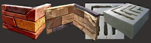 Угловой элемент для сланца «Пластинчатый»