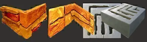 Угловой элемент для сводчатого сланца «Скала»